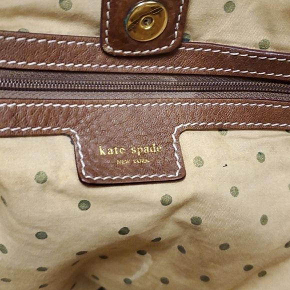 Kate Spade Leather Canvas Hobo Bag - Picture 8 of 14